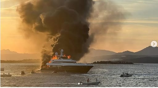 The Worst Yacht Disasters Superyacht Atina Sinks Following Fire in Sardinia