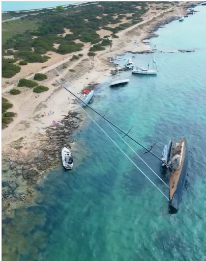 The Worst Yacht Disasters Yacht Damaged in Formentera Storm