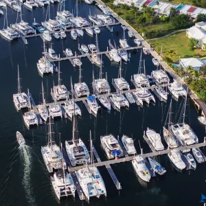 Marina and boatyard in the British Virgin Islands