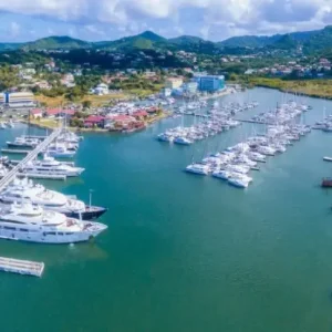 Marina facility located in St. Lucia
