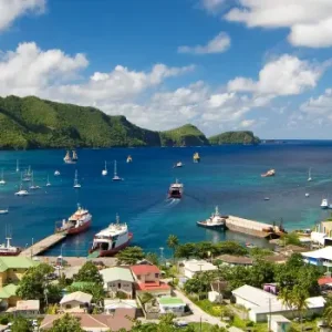 Marina in Admiralty Bay St. Vincent and the Grenadines
